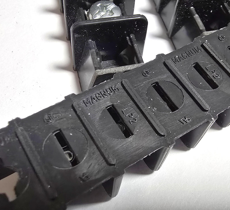 Magnum 14 Position LP2 Mountable Terminal Block Strip ( Lot of 5 ) - New