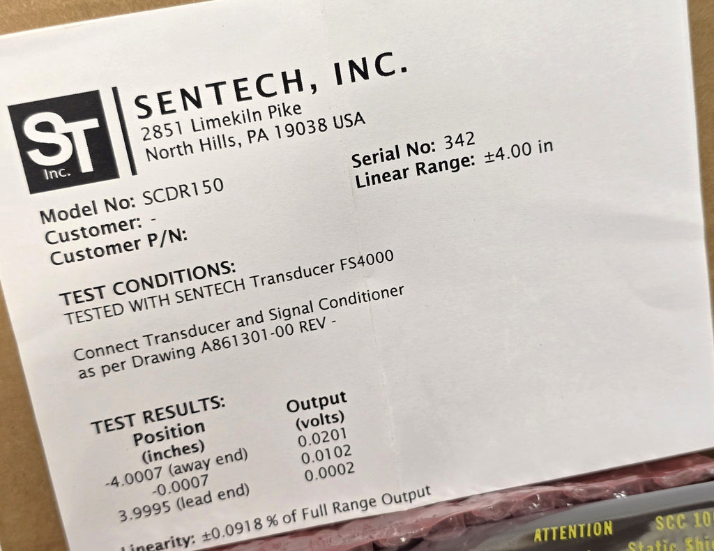 Sentech SCDR150 Fastar / Hydrastar Linear Transducer Signal Conditione ...