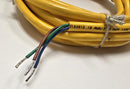 Banner QDS-315C 3-Pin Female 3.75M Yellow PVC Cable - New