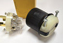 Hubbell HBL7411GCB Male 3-Pole 4-Wire Grounding 20A 250V Twist Lock Plug - New