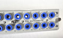 SMC KDM20P-06 Quick Disconnect 20 Port Multi Connector (1) Plug Side - New