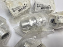 Hubbell SHC1023 6-PACK Range .38" to .50" Aluminum Cord Grip Connector 1/2" NPT