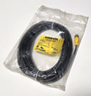 Turck RKC 8.6T-10 Single Ended Female M12 Straight 6-Wire Cable U5312-23 - New