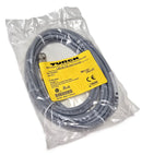 Turck RK 4.4T-3 M12 4-Pin Straight Female to Leads 3M Cable - New / Sealed