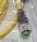 Murr 7700-40201-1500500 M12 Male 90° / M12 Female 0° A-cod.TPE 4x18AWG - New