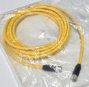 Murr 7700-40021-1500500 M12 Male 0° / M12 Female 0° 4x18AWG 5M Cable - New