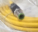 Murr 7700-40021-1500500 M12 Male 0° / M12 Female 0° 4x18AWG 5M Cable - New