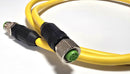 Murr 7700-40021-1500100 M12 male 0° / M12 female 0° 4x18AWG 1M Cable