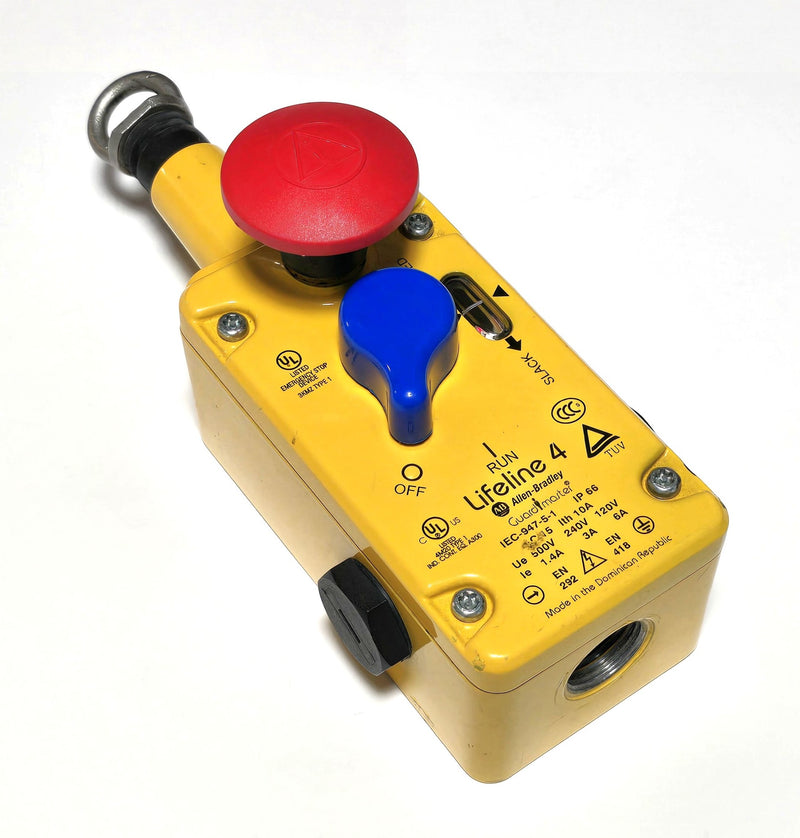 Allen Bradley 440E-L13140 GuardMaster Lifeline 4 E-Stop Safety Cable S ...