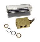 Clippard MJTV-4 Brass Pneumatic Toggle Valve 4-Way 2-Position - New