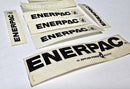 Enerpac ( Lot of 10 ) Various Sizes Genuine OEM Decal Replacement Stickers - New