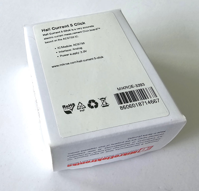 MikroElektronika MIKROE-3393 Hall Current 5 Click Board - New