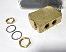 Clippard MJTV-4 Brass Pneumatic Toggle Valve 4-Way 2-Position - New