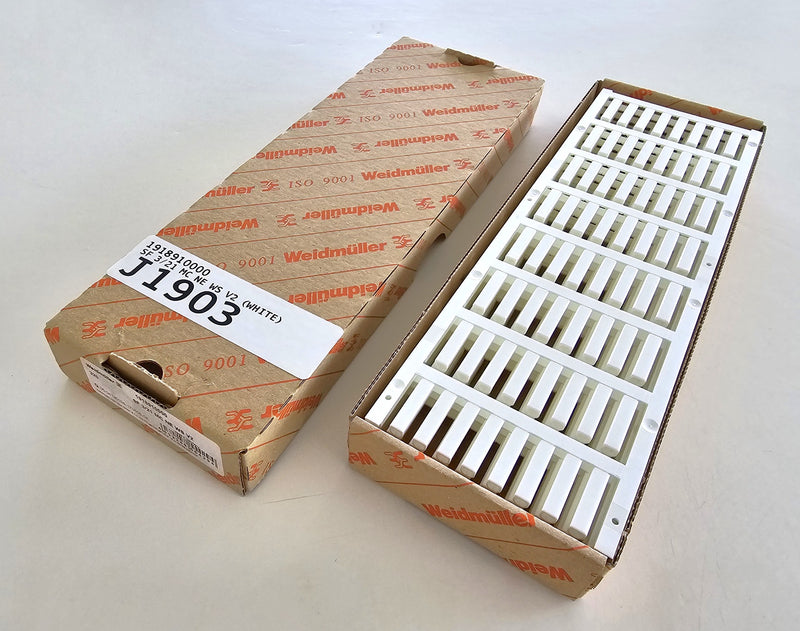 Weidmuller 1918910000 SF 3/21 MC NE WS V2 Terminal Markers ( Box of 320 )