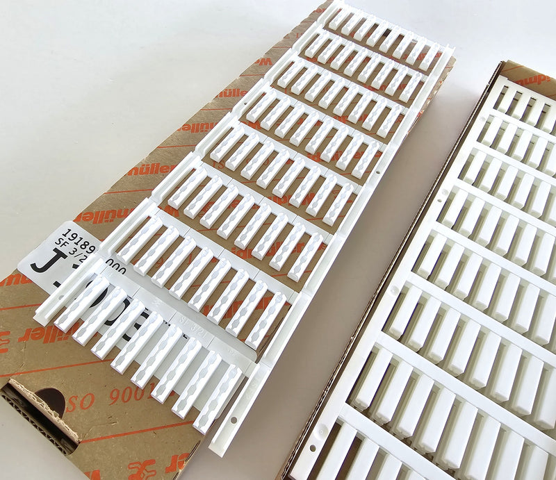 Weidmuller 1918910000 SF 3/21 MC NE WS V2 Terminal Markers ( Box of 320 )