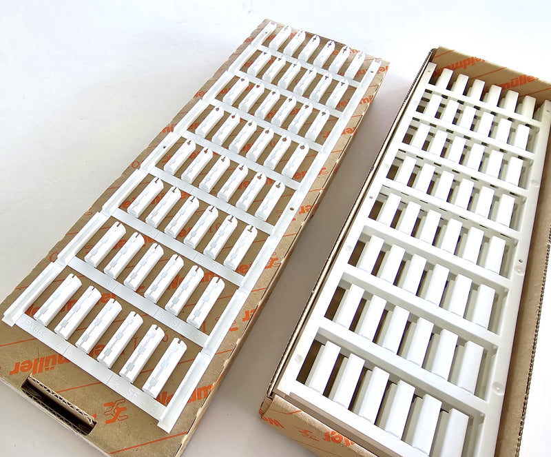 Weidmuller 1919080000 SF 4/21 MC NE WS V2 Terminal Markers ( Box of 192 )