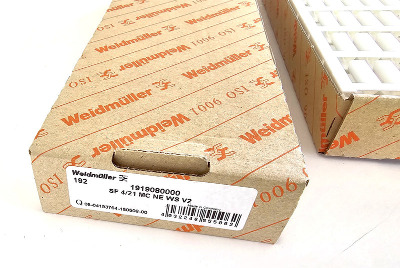 Weidmuller 1919080000 SF 4/21 MC NE WS V2 Terminal Markers ( Box of 192 )