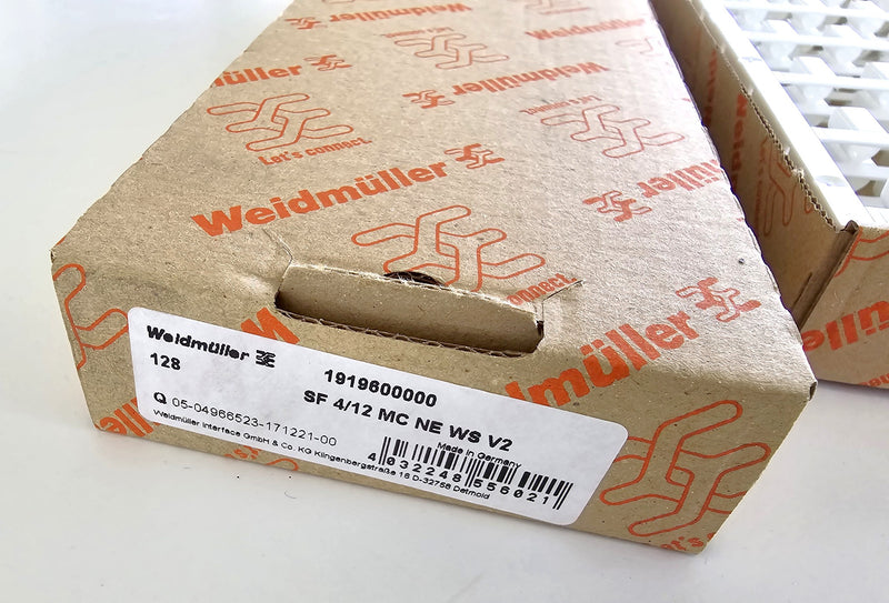 Weidmuller 1919600000 SF 4/12 MC NE WS V2 Terminal Markers ( Box of 128 )