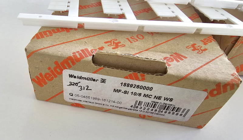 Weidmuller 1889260000 MF-SI 10/6 MC NE WS Terminal Markers Partial Box / 312