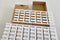 Weidmuller 1919020000 SF 4.5/21 MC NE WS V2 Terminal Markers Partial Box / 92