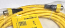 Turck EKRT-ESRT-A4.400-GC8Y-5 Yellow 4-Pin M12 4-Meter 200009750 Cable - New