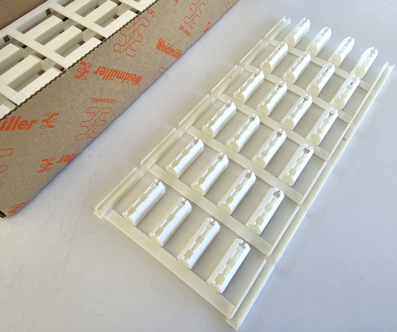 Weidmuller 1919140000 SF 5/21 MC NE WS V2 Terminal Markers ( Lot of 80 )