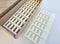 Weidmuller 1919140000 SF 5/21 MC NE WS V2 Terminal Markers ( Lot of 80 )