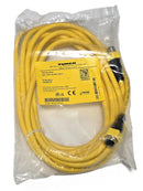 Turck EKRT-ESRT-A4.400-GC8Y-5 Yellow 4-Pin M12 4-Meter 200009750 Cable - New