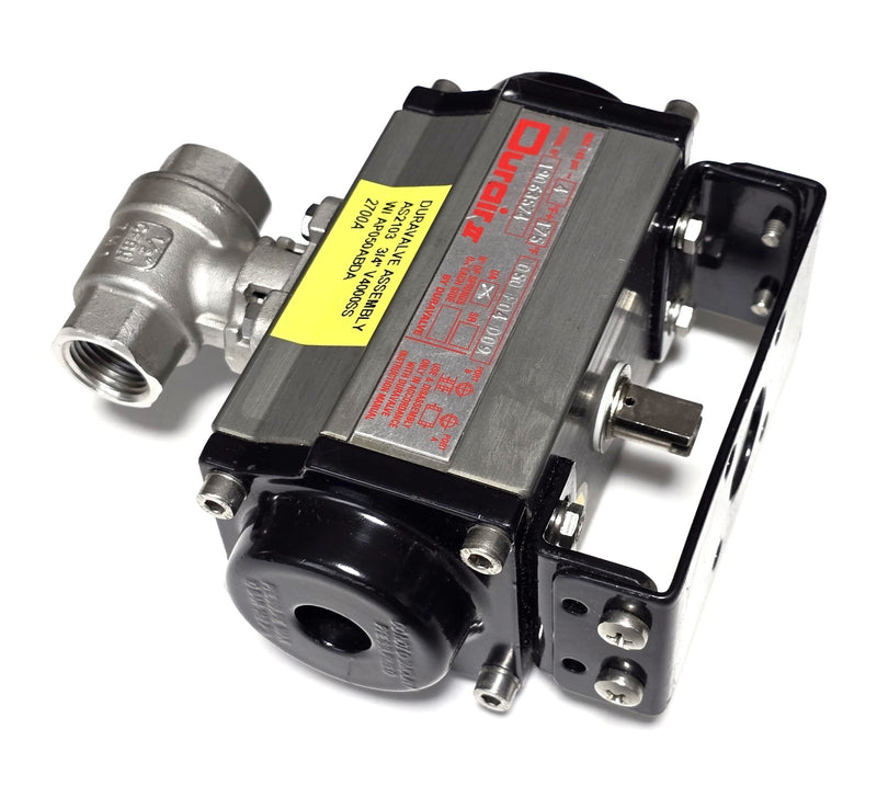 Durair 050 F04 D09 Duravalve Pneumatic Actuator Valve Assembly - New ...