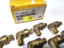 Parker 169HD-2-2 90° Male Elbow ( 10-Pack ) Compression Fitting 1/8" OD NPT/MPT