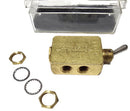 Clippard MJTV-4 Brass Pneumatic Toggle Valve 4-Way 2-Position - New