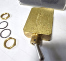 Clippard MJTV-4 Brass Pneumatic Toggle Valve 4-Way 2-Position - New