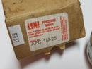 LENZ AFC-1M-25 70 bar 1000 psi Oil Filled Pressure Gauge