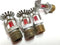 Lot of 4 Vintage RASCO Fire Sprinkler Heads 1987 1988 (2) 1991 155 Deg.