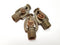 Lot of 3 Vintage 1980's Brass Fire Sprinkler Heads Ornate Repurpose