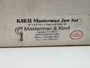 Masterman & Kovil 8637472 K8EH 8"x3.0" hi x 1.5mm x 60* 6061-T6 Jaw Set 3 Pcs.