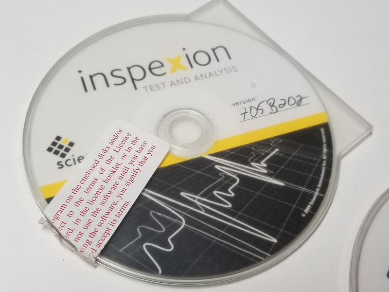 Sciemetric Inspexion & SigPOD Test & Analysis DVD36 Process Monitoring 2-Disk