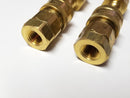 Snap Tite BVHC-4 & BVHN-4 Coupler Body W/ Nipple 1/4-18 Brass (2) Complete Sets