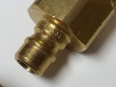 Snap Tite BVHC-4 & BVHN-4 Coupler Body W/ Nipple 1/4-18 Brass (2) Complete Sets