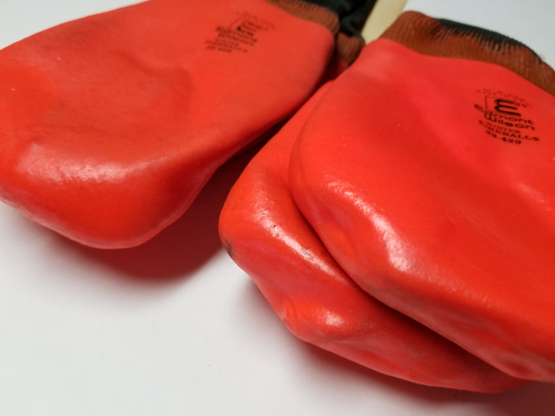 Lot of 2 Vintage SAFER Edmont 23-429 Winter FIREBALL Gloves / Mittens