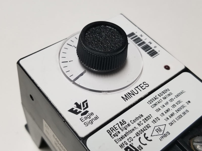 Eagle Signal BRE7A6 120VAC 0-5 Minute Timer Relay Module