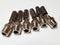 Lot of 6 PYRO CHEM NP Spiral Nozzles with Metal Dust Caps