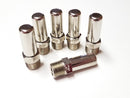 Lot of 6 PYRO CHEM NP Spiral Nozzles with Metal Dust Caps