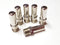 Lot of 6 PYRO CHEM NP Spiral Nozzles with Metal Dust Caps