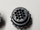 (2pcs) TE Connectivity 206044-1 14-Pin Male Size 17 Plug Connectors