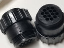 (2pcs) TE Connectivity 206044-1 14-Pin Male Size 17 Plug Connectors