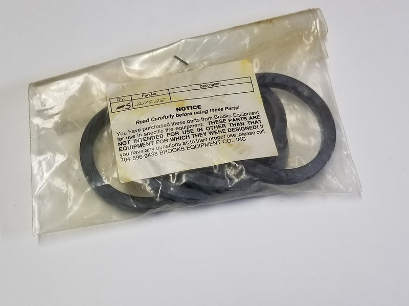 Brooks DJTG25 3" Fire Hose Fitting Tail Gasket 5-Pack