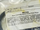 Brooks DJTG25 3" Fire Hose Fitting Tail Gasket 5-Pack