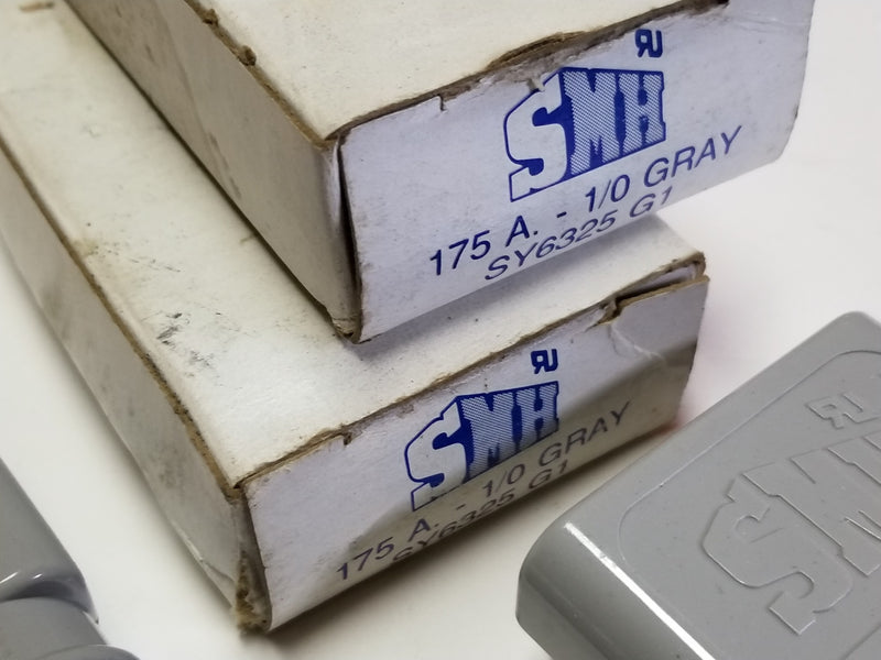SMH (2-Pack) SY6325 SB 1/0 AWG Breakaway 175A-600V Forklift Battery Connectors