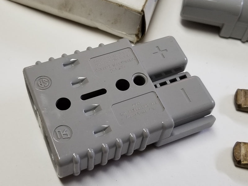 SMH (2-Pack) SY6325 SB 1/0 AWG Breakaway 175A-600V Forklift Battery Connectors